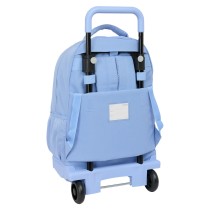 Cartable Smiley Joyful Bleu Multicouleur 33 x 45 x 22 cm