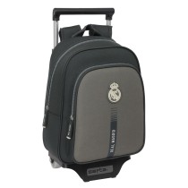 School Bag Real Madrid C.F. Grey 27 x 33 x 10 cm