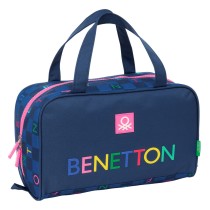 Reise-Toilettentasche Benetton Damero Marineblau 31 x 14 x 19 cm