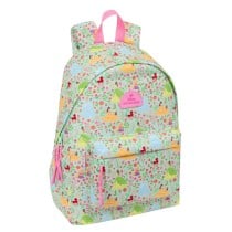 Schulrucksack Disney Princess Bloom grün Rosa 31 x 43 x 13 cm