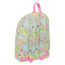 School Bag Disney Princess Bloom Green Pink 31 x 43 x 13 cm