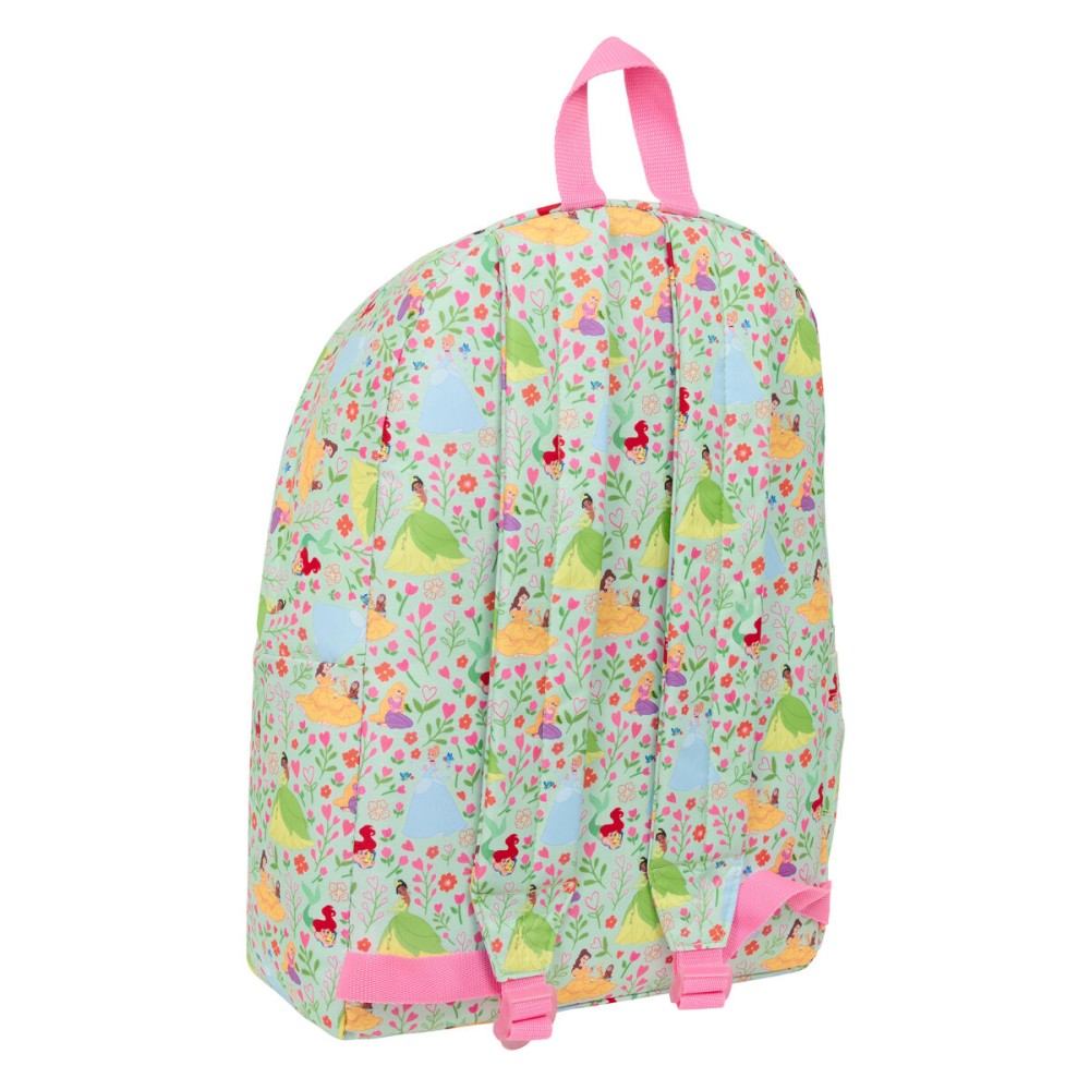 Schulrucksack Disney Princess Bloom grün Rosa 31 x 43 x 13 cm