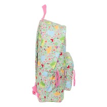 School Bag Disney Princess Bloom Green Pink 31 x 43 x 13 cm