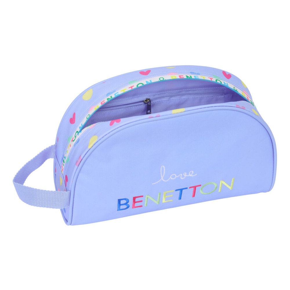 Reise-Toilettentasche Benetton Lila Lila 28 x 18 x 10 cm