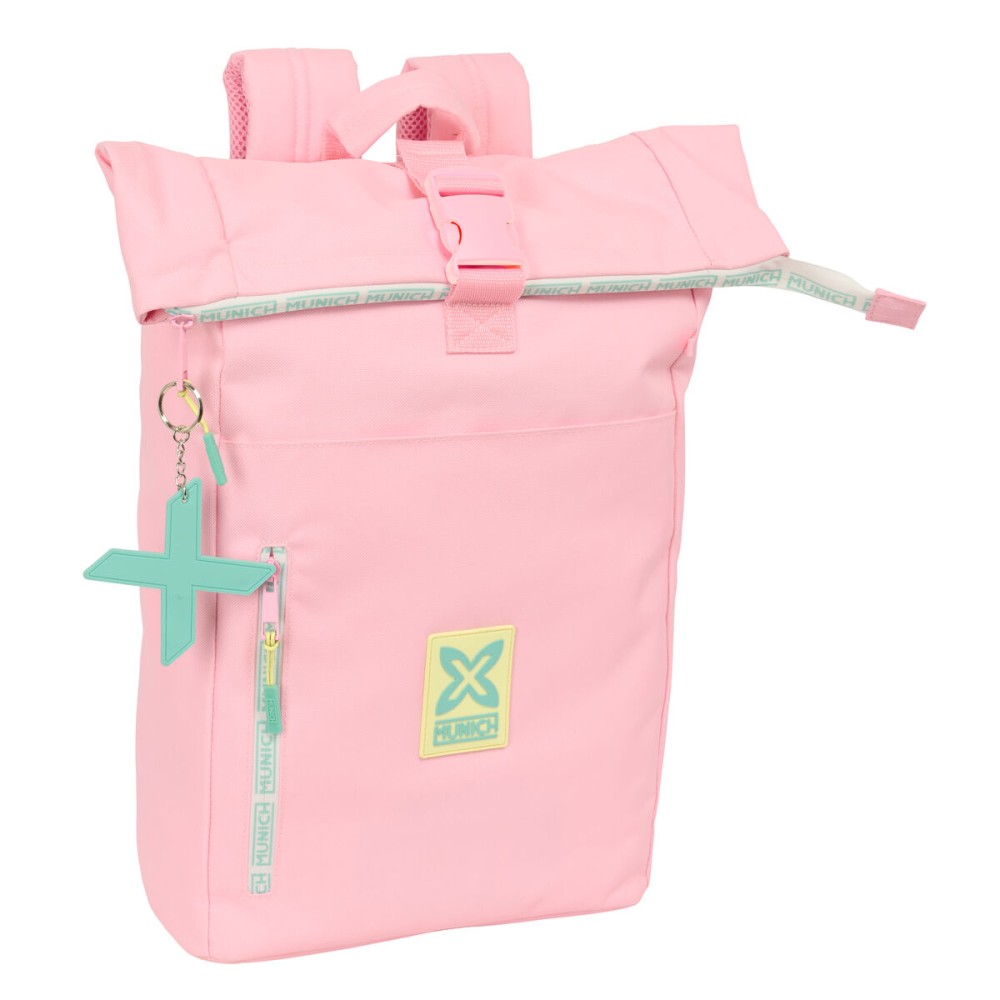 School Bag Munich Candy Pink 28 x 42 x 13 cm