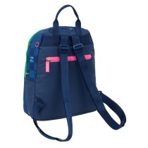 Rucksack Benetton Damero Marineblau 25 x 30 x 13 cm