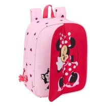 School Bag Minnie Mouse Naive Pink 22 x 27 x 10 cm