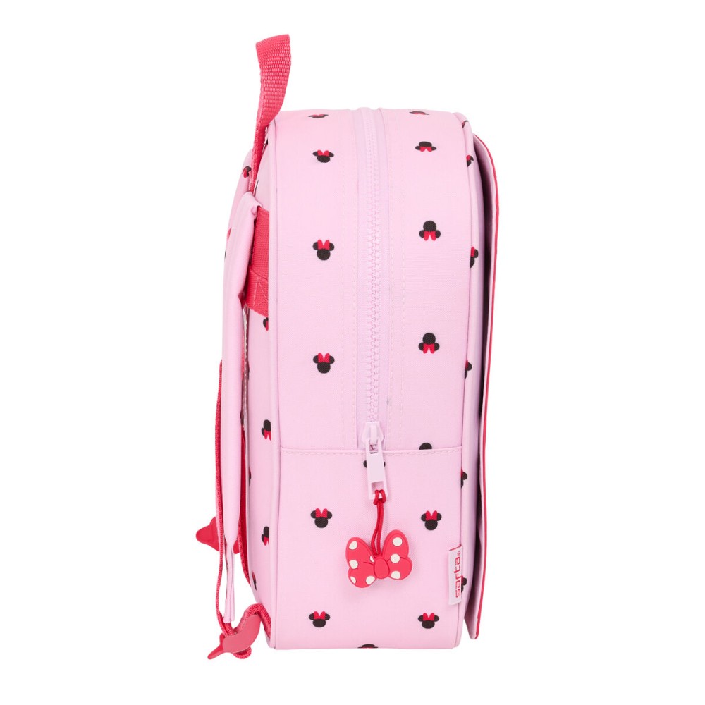 School Bag Minnie Mouse Naive Pink 22 x 27 x 10 cm