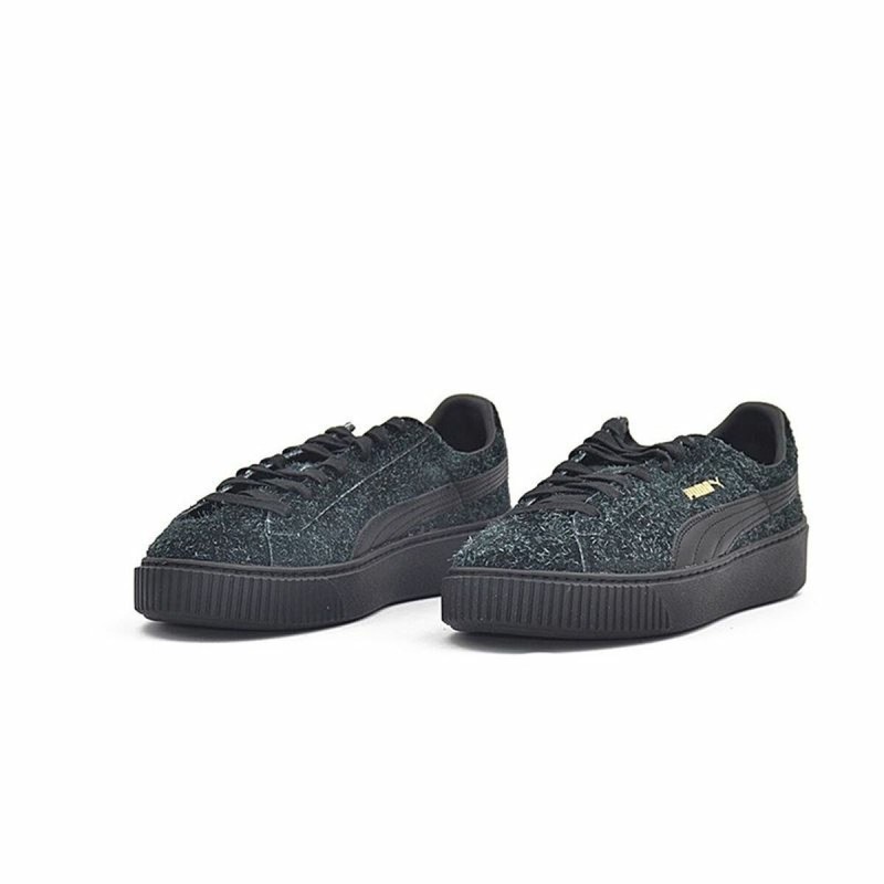 Laufschuhe für Damen Puma Suede Platform Eletal Schwarz