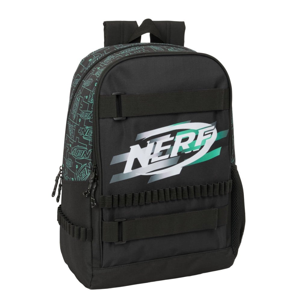 Schulrucksack Nerf Game Schwarz 31 x 44 x 17 cm