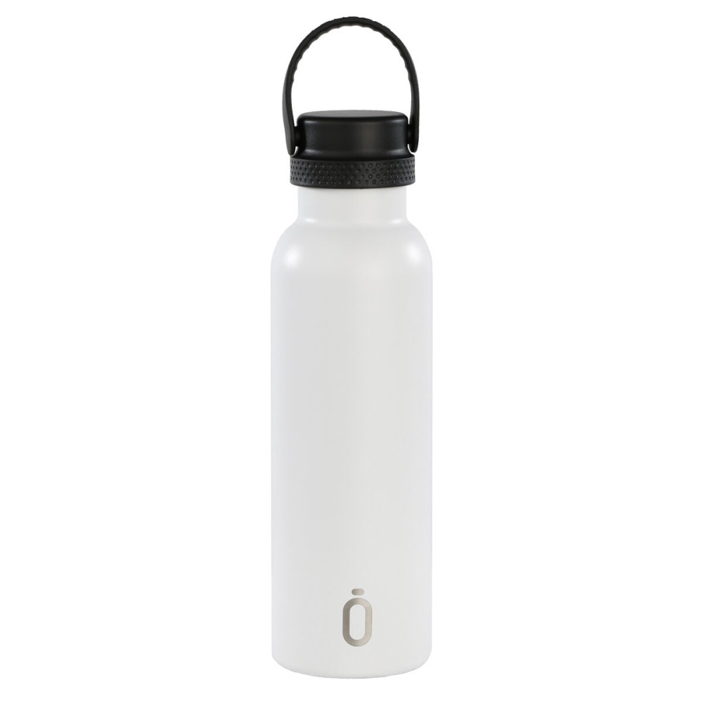 Thermal Bottle Real Madrid C.F. White Grey Polyester Silicone Stainless steel