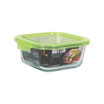 Lunch box Quttin Green 550 ml (12 Units)