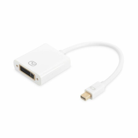 Adapter Mini DisplayPort an DVI Digitus AK-340406-001-W Weiß Schwarz