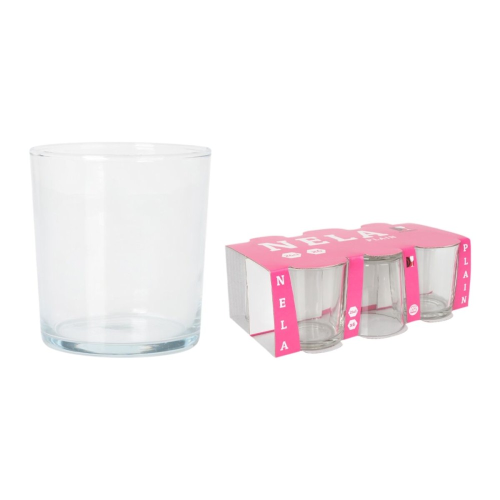 Set of glasses Inde Plain 6 Pieces (6 Units)