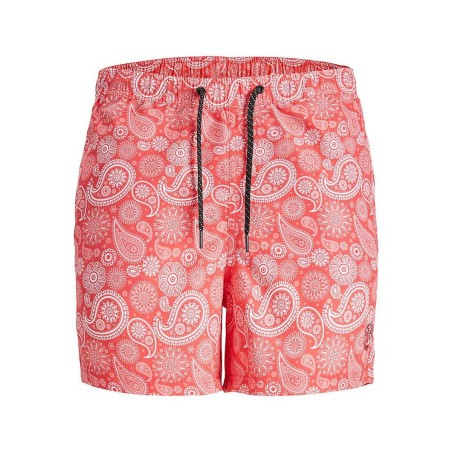 Herren Badehose SQUAD Jack & Jones PAISLEY 12234512  Rosa