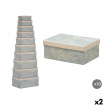 Dekorative Box Pincello 64 Creme Pappe (2 Stück)