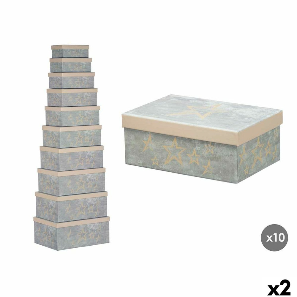 Dekorative Box Pincello 64 Creme Pappe (2 Stück)