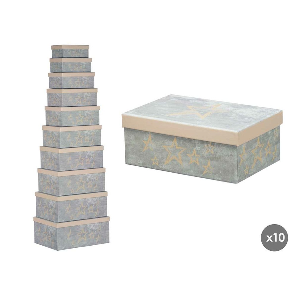 Dekorative Box Pincello 64 Creme Pappe (2 Stück)