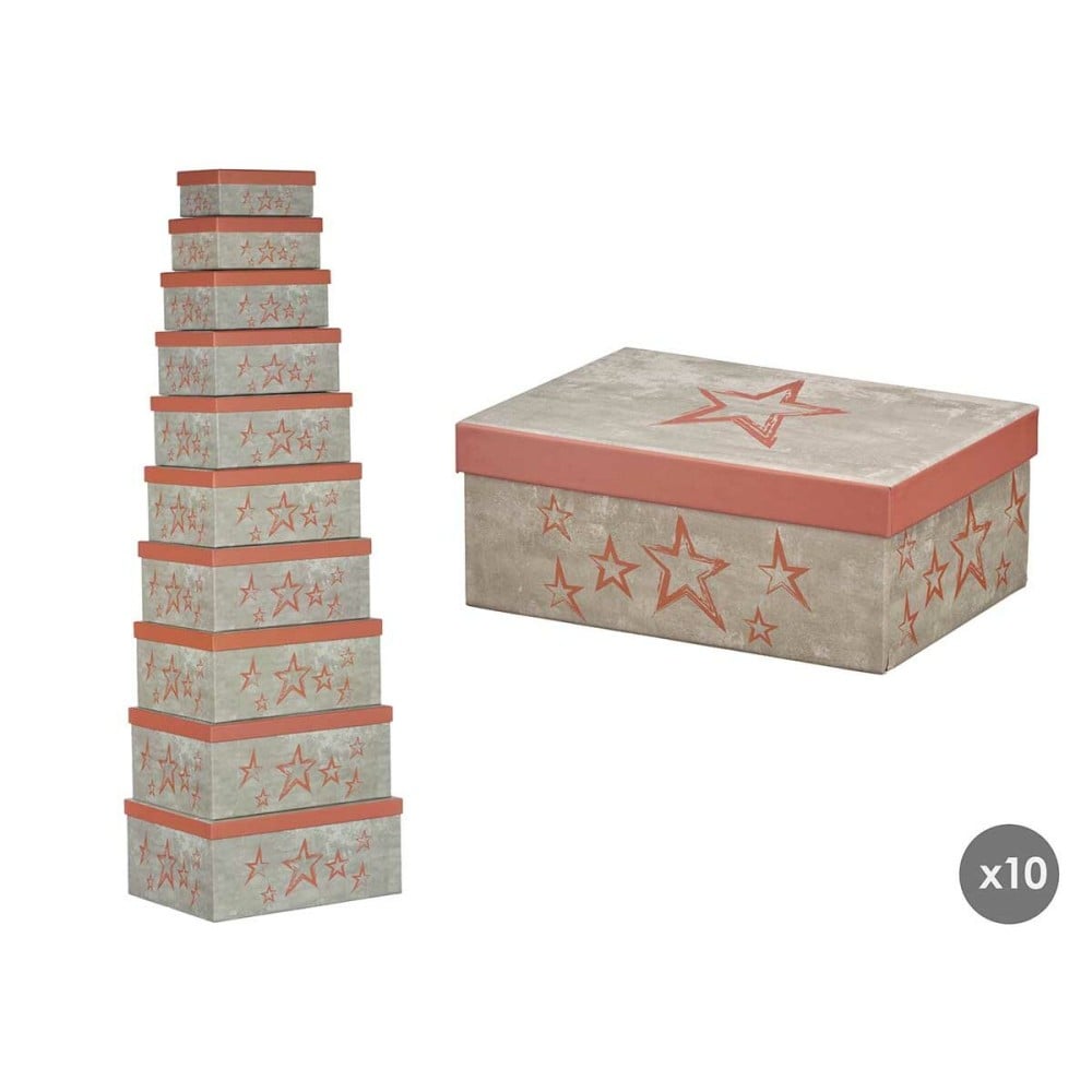 Dekorative Box Pincello 65 Ziegel Pappe (2 Stück)