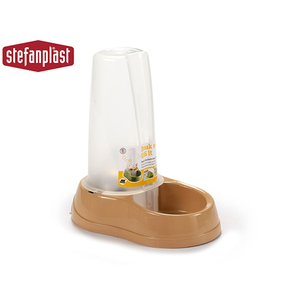 Futternapf für Haustiere Stefanplast 04093 Beige Kunststoff 650 ml 12 x 19,5 x 19 cm (12 Stück)