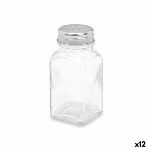 Salière Vivalto YHP-F0409/DH12 Transparent Métal verre 4 x 9 x 4 cm (12 Unités)