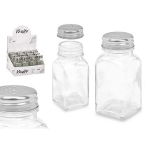 Salière Vivalto YHP-F0409/DH12 Transparent Métal verre 4 x 9 x 4 cm (12 Unités)