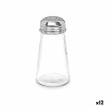 Salt cellar Vivalto YHP-SZ24/DH12 Transparent Metal Glass 5,5 x 10,5 x 5,5 cm (12 Units)