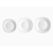 Dinnerware Set Vivalto F-LFP95-85-90 White Opaline glass (2 Units)