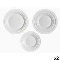 Dinnerware Set Vivalto F-LGCP105-75-85 White Opaline glass (2 Units)