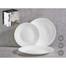 Dinnerware Set Vivalto F-LXP95-75-F-LSP85 White Opaline glass (2 Units)