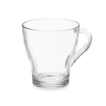 Tea and coffee cup Vivalto 1 Transparent Glass 280 ml (6 Units)