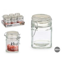 Glass Jar Vivalto 01-1605 Transparent 200 ml (6 Units)