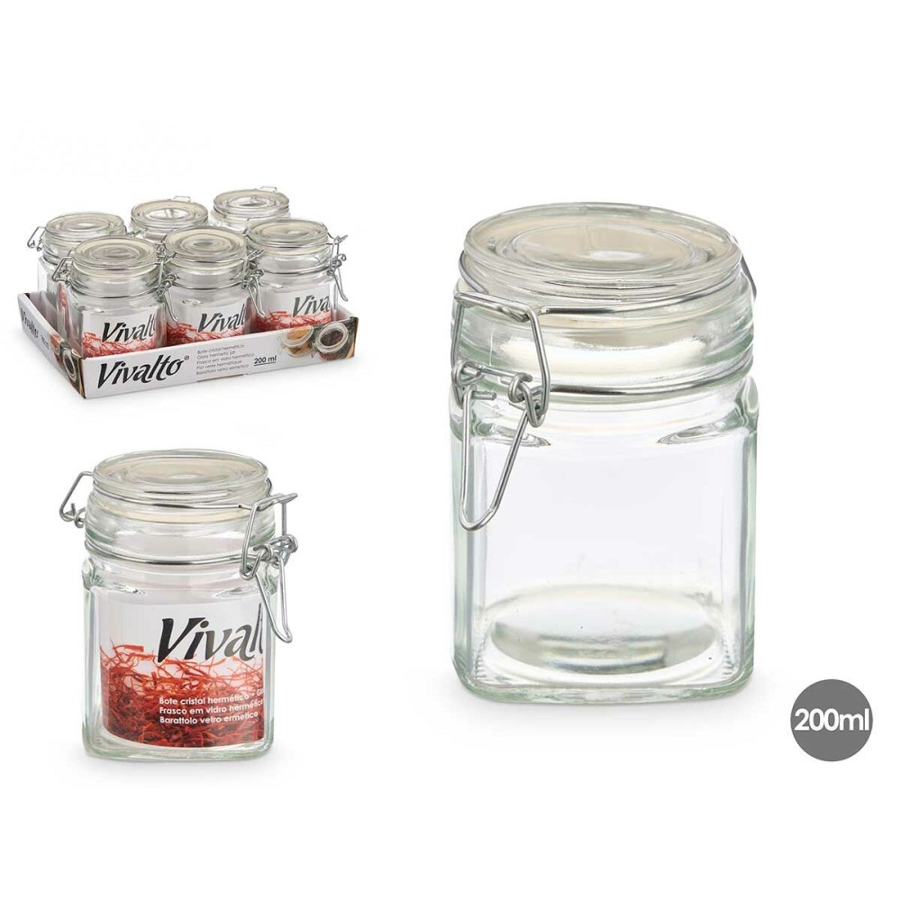 Glasgefäß Vivalto 01-1605 Durchsichtig 200 ml (6 Stück)