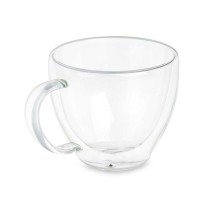 Tasse Kaffee und Tee Vivalto OCT-DG2397 Durchsichtig Borosilikatglas 140 ml (6 Stück)