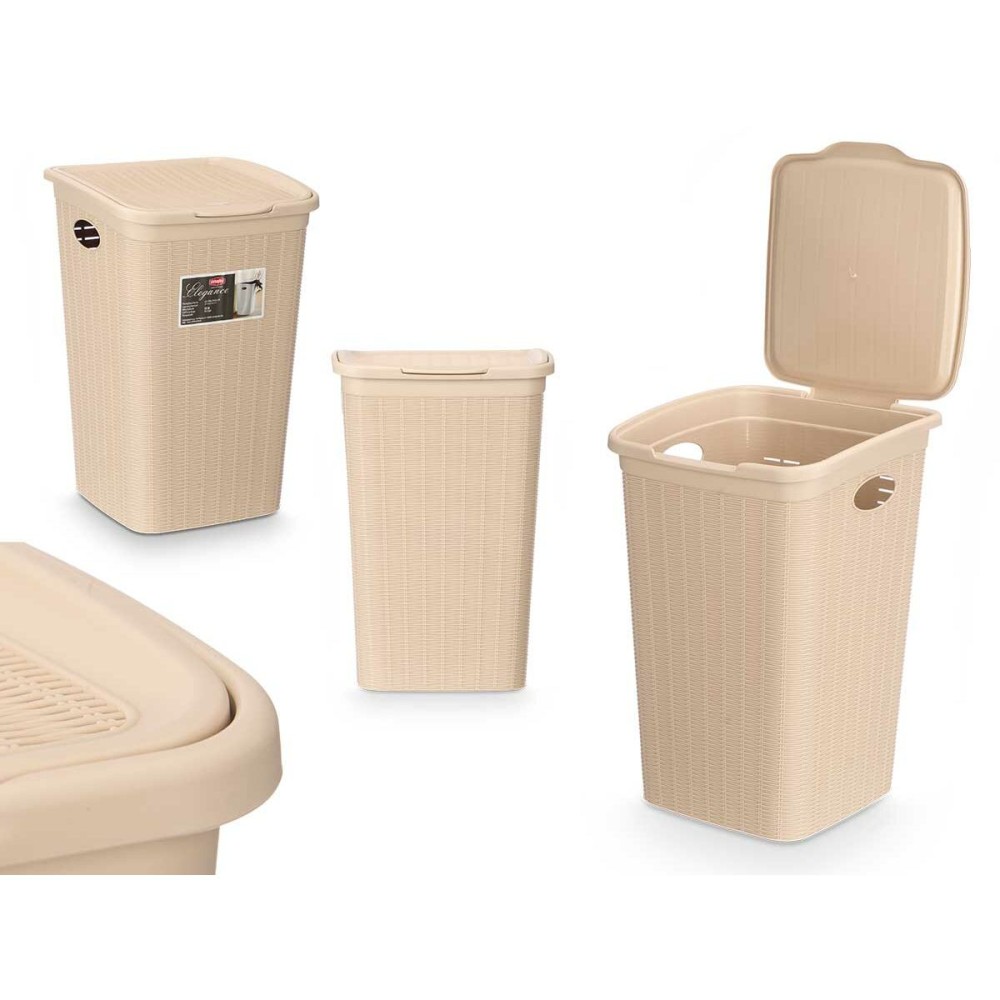Container-Eimer Stefanplast 30084 Creme Kunststoff 50 L 36 x 54,5 x 38 cm (6 Stück)