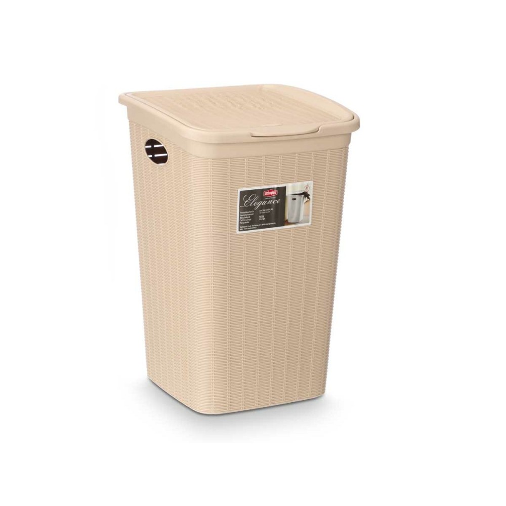 Container-Eimer Stefanplast 30084 Creme Kunststoff 50 L 36 x 54,5 x 38 cm (6 Stück)