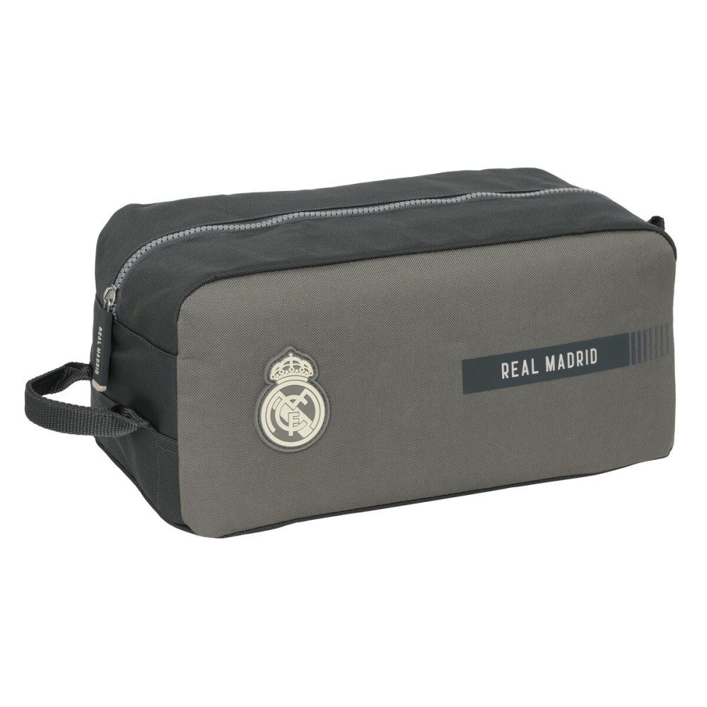 Schuhtasche für die Reise Real Madrid C.F. Grau 34 x 15 x 18 cm