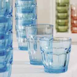 Glass Bormioli Rocco Rock Bar Blue Glass 370 ml (24 Units)