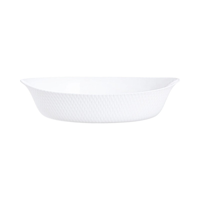 Plat à Gratin Luminarc Smart Cuisine 32 x 20 cm Blanc verre (6 Unités)