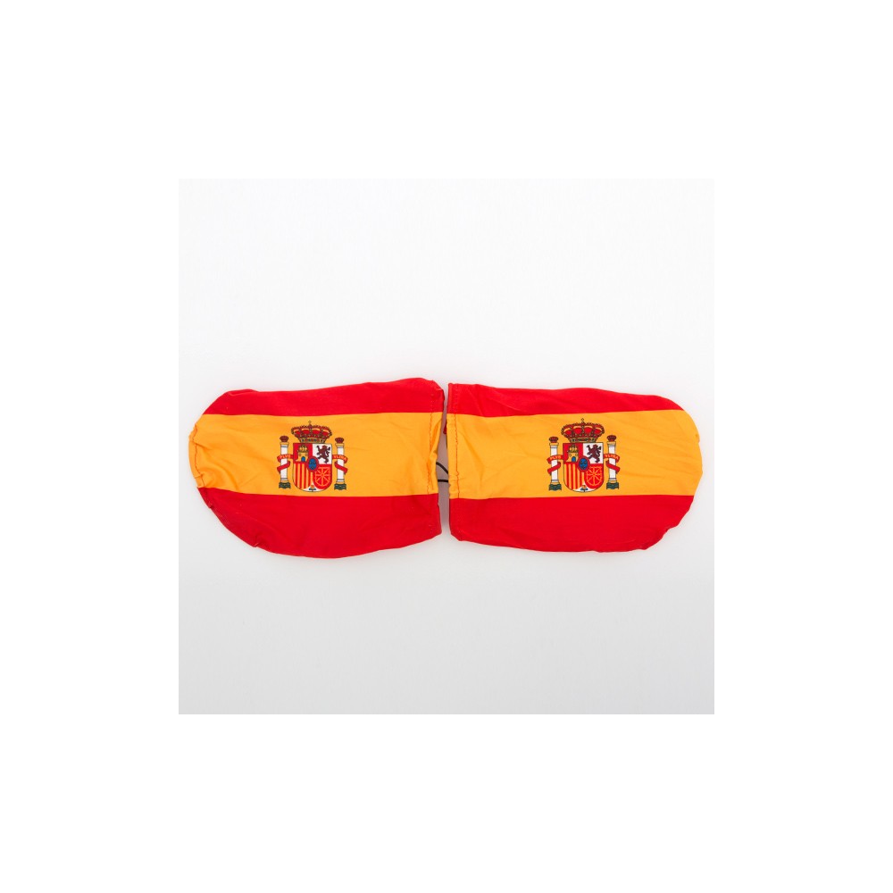 Spanish Flag Rear View Mirror Cover (Pack of 2)