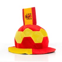 Bonnet Ballon de Football avec Drapeau Espagne en Relief