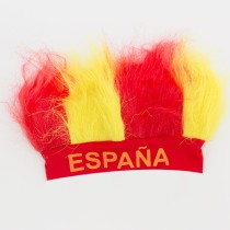 Bonnet Perruque Drapeau Espagne