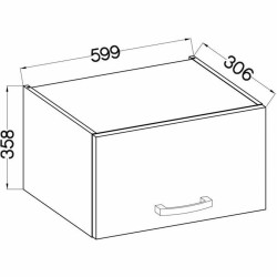 Kitchen furniture Grey 60 x 31,6 x 36 cm