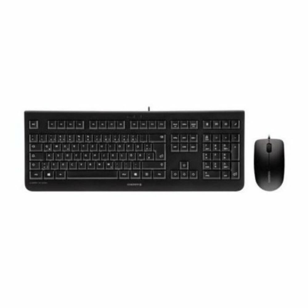 clavier et souris Cherry JD-0800ES-2 Noir Espagnol Qwerty QWERTY