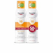 Crème Solaire pour le Corps en Spray Eucerin Sensitive Protect Sec 200 ml x 2