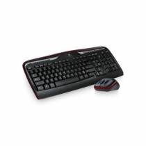 Tastatur mit Drahtloser Maus Logitech MK330 Schwarz