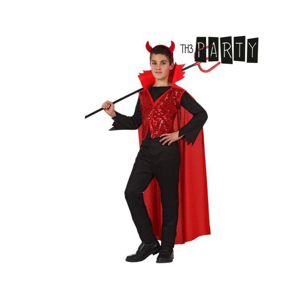 Costume for Children Th3 Party Multicolour Male Demon (4 Pieces)