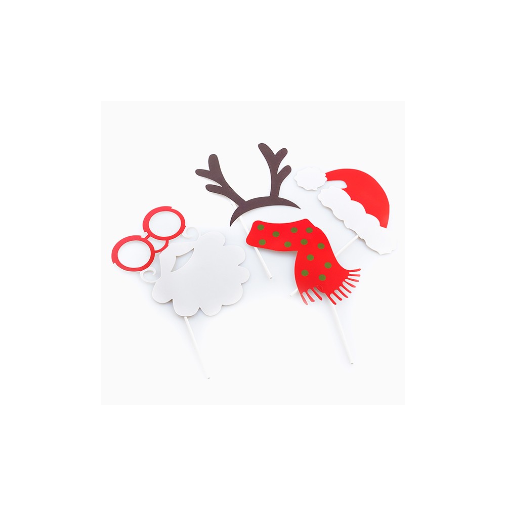 Christmas Planet Fun Christmas Photo Accessories (Pack of 5)