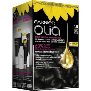 Teinture sans ammoniaque Olia Garnier 3600541234321 Noir ébène