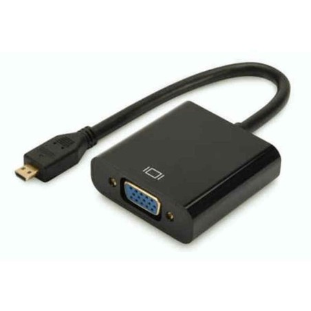 Mini HDMI-zu-VGA-Adapter Digitus DA-70460 Schwarz